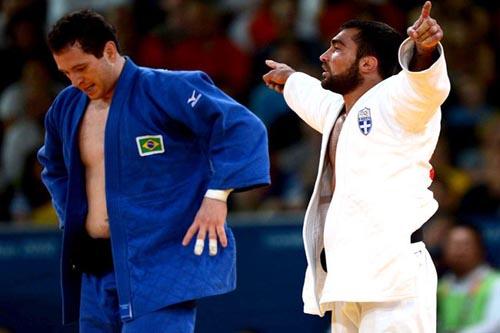 Judoca, que já tem duas medalhas olímpicas, é derrotado por um yuko/ Foto: Washington Alves/AGIF/COB