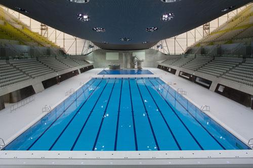 Terminada as Olimpíadas, o Centro Aquático será transformado em uma instalação para a comunidade local / Foto: Londres 2012 
