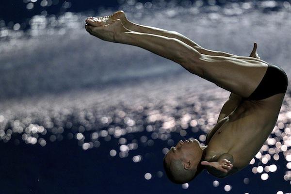 O saltador César Castro superou o índice (395 pontos) para o Mundial do trampolim de 3 metros duas vezes  / Foto: Satiro Sodré/AGIF