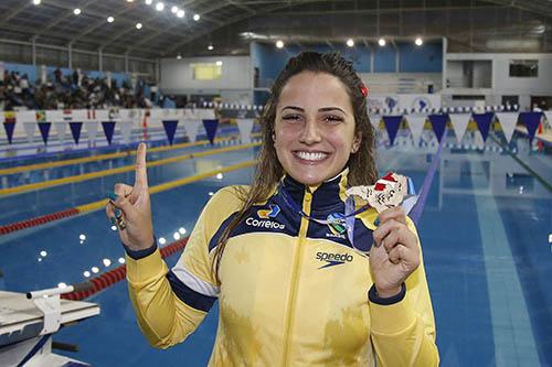 Outra atleta que fez bonito no primeiro dia de competições em Trujillo foi Gabrielle Roncatto / Foto: Satiro Sodré/SSPress/CBDA 