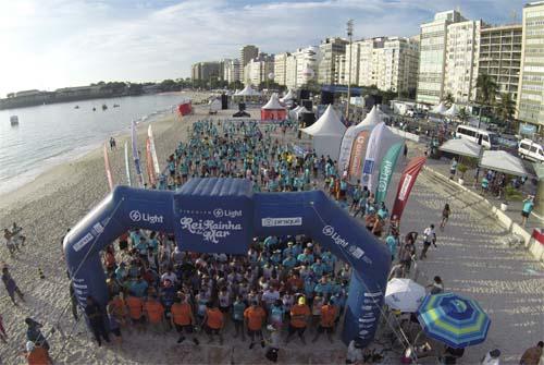 Mais de 3 mil atletas no local que vai receber a Maratona Aquática dos Jogos Olímpicos Rio 2016 / Foto: Daniel Wernerck
