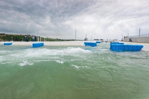 De acordo com a prefeitura, o volume de água na instalação supera os 25 mil m³, o equivalente a sete piscinas olímpicas / Foto: Rio 2016 / Alex Ferro