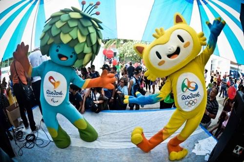 Mascotes dos Jogos Rio 2016 participam de festival esportivo / Foto: Rio 2016 / André Redlich