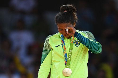 Rafaela Silva e seu ouro olímpico / Foto: David Ramos / Getty Images