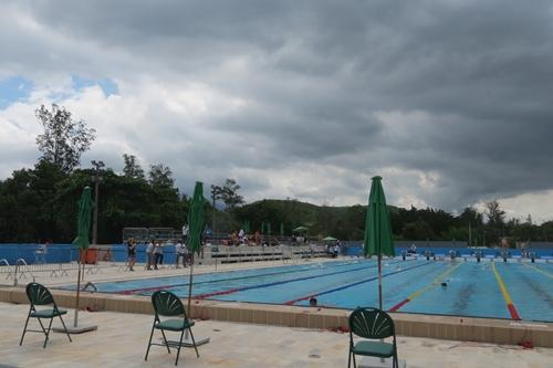 Centro Aquático sem arquibancada, só com plataformas na Rio 2016 / Foto: Esporte Alternativo