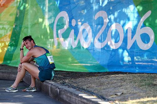 Brasileiro Baggio precisou abandonar a prova / Foto: Ryan Pierse / Getty Images