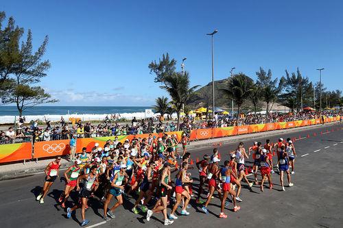 Marcha atlética 20km, nesta sexta, no Pontal / Foto: Ryan Pierse / Getty Images