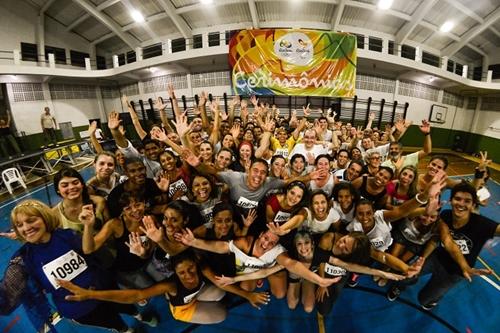 Grupo de voluntários que participou de uma das audições de elenco para as cerimônias Rio 2016 / Foto: Rio 2016 / Alex Ferro