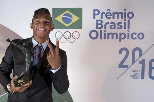 Medalhistas olímpicos no Rio 2016 foram escolhidos os Melhores Atletas do Ano. Rafaela também levou o prêmio de Atleta da Torcida / Foto: Alexandre Loureiro/Exemplus/COB