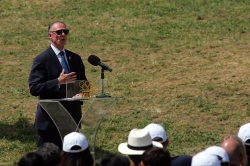 Nuzman agradece Thomas Bach por abrir delegação para atletas refugiados / Foto: Getty Images / Milos Bicanski