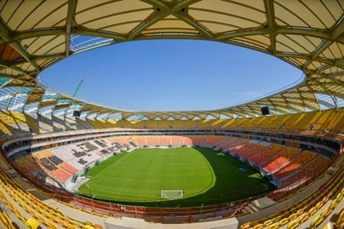 Estádio sofre com calor e horários dos jogos precisaram mudar / Foto: Arena da Amazônia / Divulgação