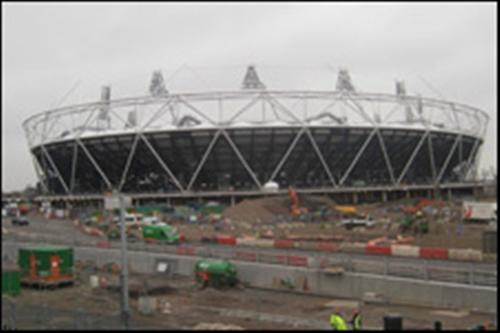 Estádio Olímpico de Londres, ainda em 2011 / Foto: Divulgação