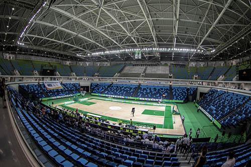 1 | 12 Imagem geral da Arena Carioca 1, no Parque Olímpico da Barra / Foto: ​Daniel Zappe/CPB/MPIX​