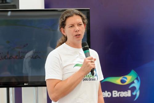 Ana Moser, presidente da Atletas pelo Brasil / Foto: Atletas pelo Brasil / Divulgação