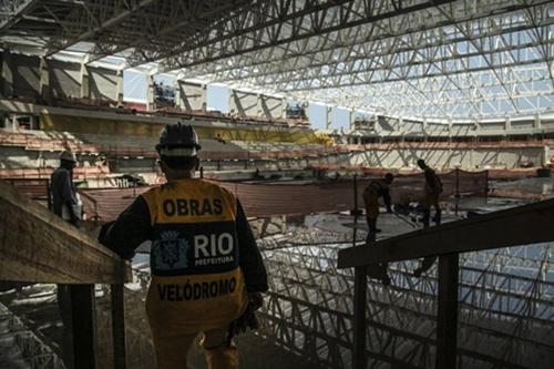 Velódromo do Parque Olímpico: só 65% concluído / Foto: Prefeitura do Rio