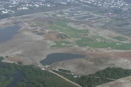Campo de golfe, visto de cima / Foto: Reprodução / TV Globo