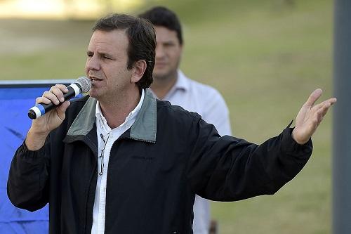 Eduardo Paes participa de Congresso sobre Negócio e Esportes / Foto: Alexandre Loureiro/Getty Images