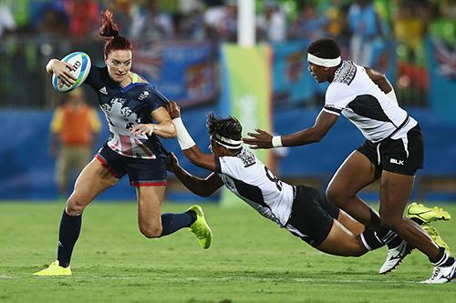 Campeão do torneio feminino, o primeiro da versão para sete atletas nos Jogos, será conhecido nesta segunda / Foto: David Rogers/Getty Images