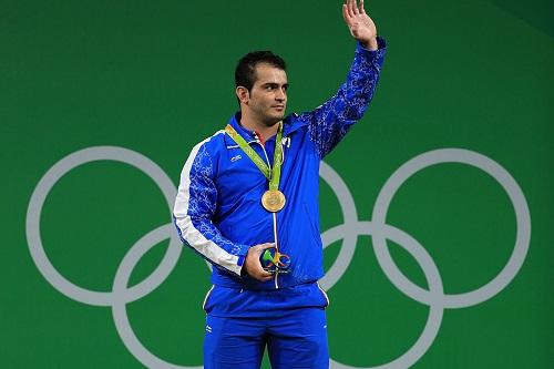 Sohrab Moradi levou o ouro na categoria até 94kg / Foto: Mike Ehrmann/Getty Images