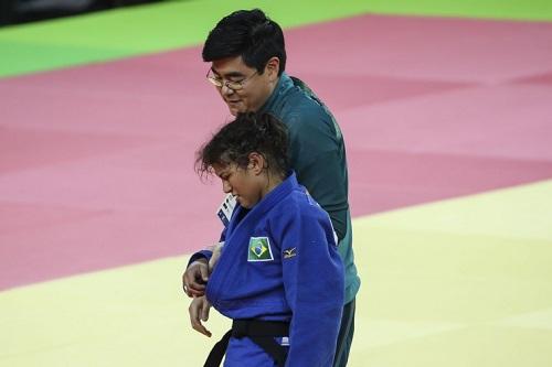 Judoca fará uma ressonância magnética em dois dias para identificar outras possíveis lesões / Foto: Marcelo Pereira/Exemplus/COB