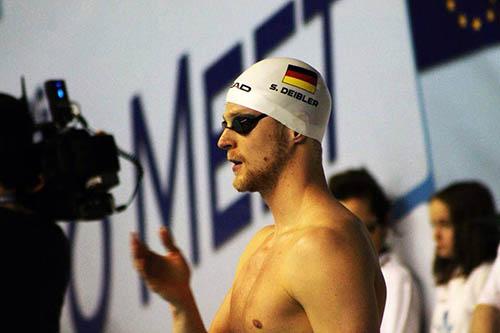 O alemão Steffen Deibler (recordista mundial dos 50m borboleta em piscina curta) treinará no Rio de Janeiro / Foto: Divulgação  