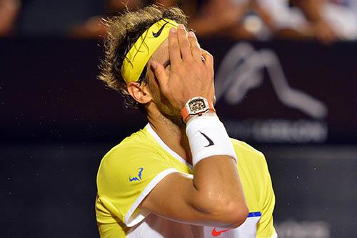 Rafael Nadal foi eliminado na noite de Sábado do Rio Open / Foto: Deco Pires/Fotojump