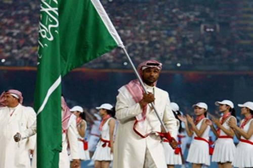 Delegação saudita participou dos Jogos de Pequim, em 2008, apenas com homens / Foto: Jeff Ross / Getty Images