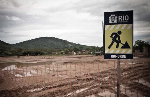 Área onde está sendo construída a Vila Olímpica / Foto: Divulgação