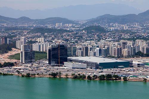 Centro Internacional de Transmissão, Centro Principal de Mídia e Hotel de Mídia, no Parque Olímpico da Barra / Foto: André Motta/Brasil2016.gov.br