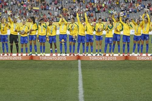 Seleção Brasileira de futebol feminino conquistou o título pan-americano pela terceira vez / Foto: Rafael Ribeiro / CBF