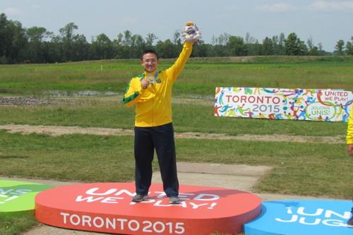 Felipe Wu garante mais uma medalha de ouro para o Brasil / Foto: Divulgação