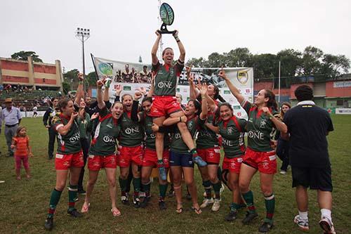 Desterro, novo campeão brasileiro feminino de sevens / Foto: João Neto/Fotojump Desterro, novo campeão brasileiro feminino de sevens / Foto: João Neto/Fotojump