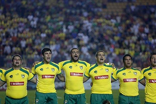 A Seleção Brasileira de Rugby XV disputa no sábado, 22, um amistoso diante o Uruguai, em Volta Redonda / Foto: Luiz Pires/Fotojump A Seleção Brasileira de Rugby XV disputa no sábado, 22, um amistoso diante o Uruguai, em Volta Redonda / Foto: Luiz Pires/Fotojump