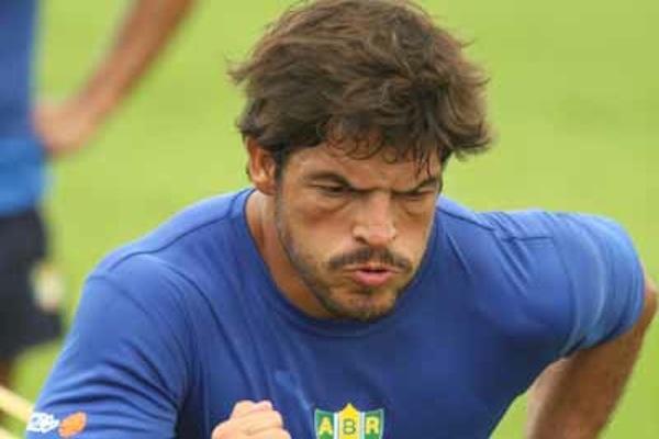 Tanque foi convocado para a Seleção Sul-Americana, que disputou um amistoso contra a Argentina, e anotou os únicos dois tries de sua equipe / Foto:Divulgação