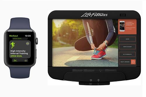 A Life Fitness anunciou em junho que seus equipamentos cardiovasculares poderão ser sincronizadas com o Apple Watch em breve / Foto: Divulgação/FACES