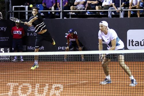 Kubot e Melo jogaram duas vezes nesta quinta-feira / Foto: Fotojump / Rio Open
