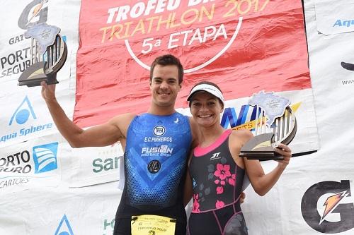 Fernando Toldi e Fernanda Garcia foram os melhores na temporada 2017 / Foto: SantosPress Comunicação/João Pires