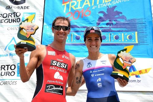 Prova disputada na manhã deste domingo (18), em Santos (SP), mostrou equilibrio entre os competidores / Foto: João Pires/Divulgação