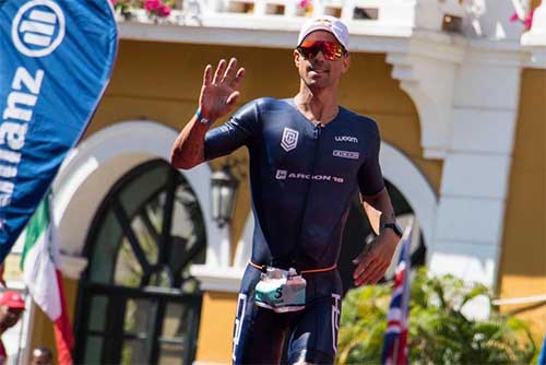 Igor Amorelli conquista o vice no Ironman 70.3 Cartagena / Foto: Carlos Quintero 