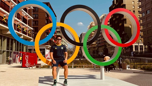 Lucas Fonseca foi escolhido pelo COB para acompanhar a Olimpíada de perto / Foto: Acervo Pessoal