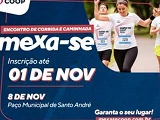 Encontro de Corrida e Caminhada Mexa-se reunirá 3 mil em Santo André