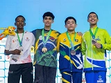 Mahdi Habibi conquista ouro para Rondônia no wrestling dos Jogos da Juventude