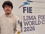 Antonio Teixeira é campeão da Copa do Mundo Cadete de florete em Lima