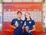 Cibelle Jungblut e Lucas Alba conquistam ouro nos 3 km do Brasileiro de Águas Abertas