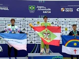 Mateus Ribeiro conquista ouro na marcha atlética dos Jogos da Juventude
