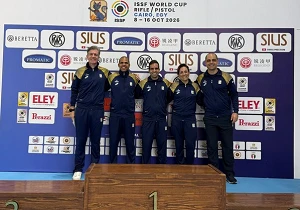 CHATEAUBRIAN FICA A UM PONTO DA FINAL E CONQUISTA ÍNDICE MUNDO NA COPA DO MUNDO DO EGITO - Confederação Brasileira de Tiro Esportivo