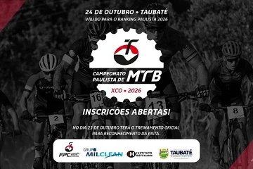 Taubaté sedia Campeonato Paulista de MTB XCO com circuito de 4,57 km
