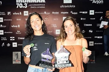Vittoria Lopes e Julie Iemmolo garantem vaga no Mundial de IRONMAN 70.3 de 2027