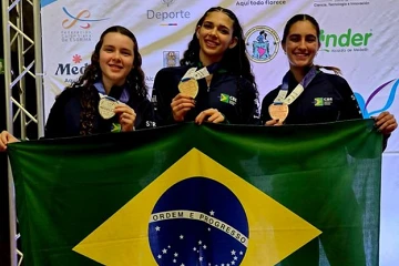 Lais Rossa e Pedro Louzada brilham com ouros em dia de nove medalhas do Brasil