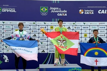 Mateus Ribeiro conquista ouro na marcha atlética dos Jogos da Juventude